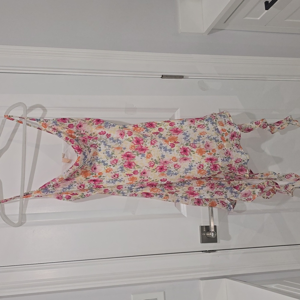 Floral Asymmetrical Dress